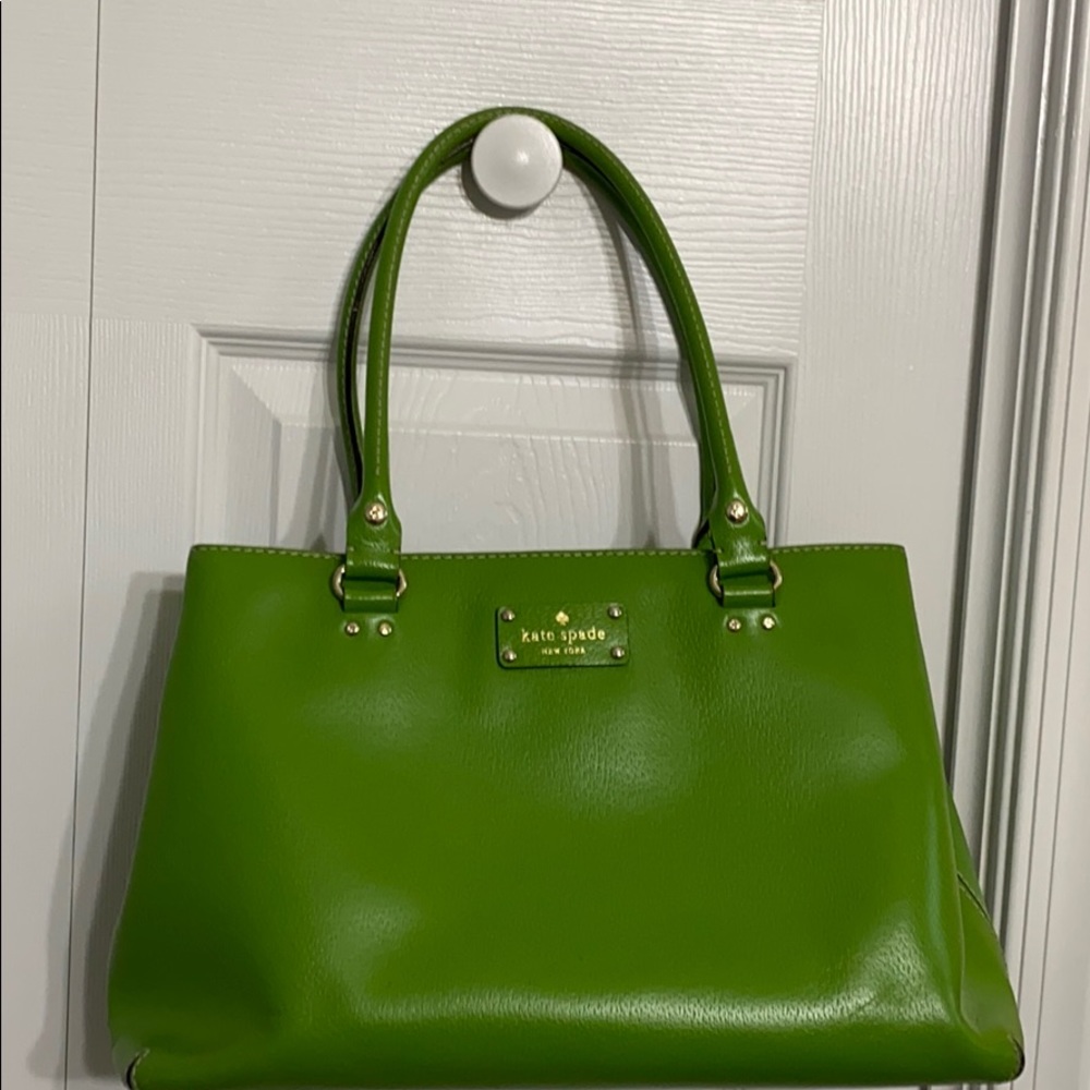 Bright green Kate Spade Carry All